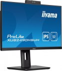 IIYAMA Monitor 24 cale XUB2490HSUH-B1 IPS,FHD,CAM,MIC,HDMI,DP,3xUSB(3.2), 100Hz,250cd,4ms,ADAPTIVE SYNC,FlickerFree,2x2W,WINDOWS HELLO