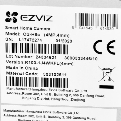 Kamera IP EZVIZ H8c (4MP)