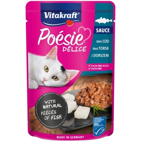 VITAKRAFT POESIE DELICE czarniak dla kota 85g