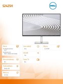 Dell Monitor 23.8 cala S2425H IPS LED 100Hz Full HD (1920x1080)/16:9/2xHDMI/Speakers/3Y