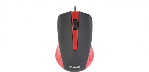 YENKEE Mysz przewodowa USB 3 przyciski, gumowana powierzchnia