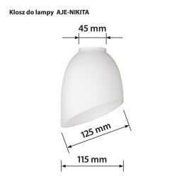 Klosz do lampy NIKITA