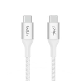 Kabel Belkin BoostCharge USB-C to USB-C Cable 240W 1m oplot White