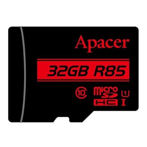 Karta pamięci microSDHC Apacer R85 32GB (85/10 MB/s) Class 10 U1