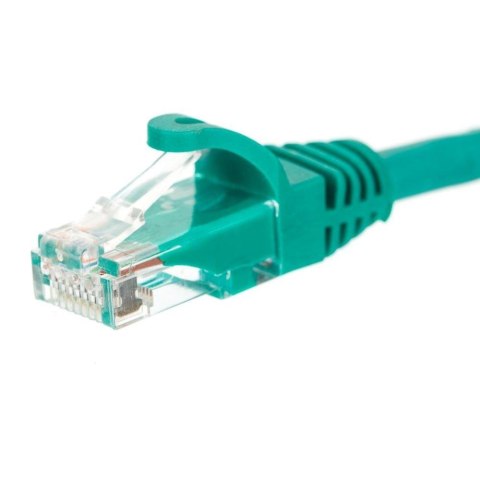 Patchcord RJ45, Netrack osłonka zalewana, kat. 5e UTP, 7m zielony