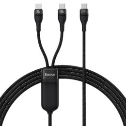 Kabel przewód USB-C 2w1 - 2x USB-C do 100W 150cm Baseus CASS060001