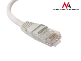 Patchcord Maclean MCTV-659 UTP cat6 wtyk-wtyk 2m szary