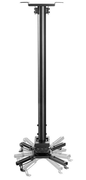 Neomounts Uchwyt sufitowy do projektora CL25-550BL1 h:74,5-114,5 cm czarny