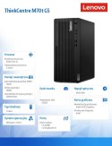 Lenovo Komputer ThinkCentre M70t G5 Tower 12U60001PB W11Pro i5-14400/16GB/512GB/INT/DVD/3YRS OS
