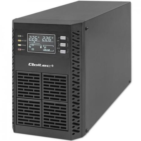 Zasilacz awaryjny UPS Qoltec Pure Sine Wave LCD 1000VA 1000W