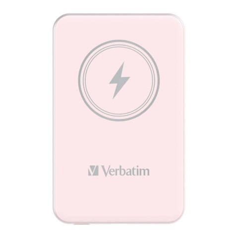 Powerbank Verbatim Charge 'n' Go Magnetic Wireless 10000mAh USB-C PD 3.0 Pink