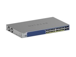 Netgear Przełącznik Smart GS728TXP 24GE PoE+ 4SFP+