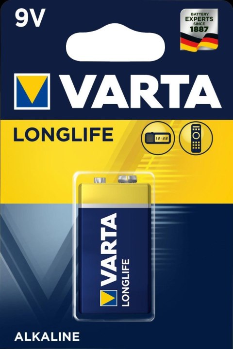 Baterie VARTA Longlife Extra 6LR61/PP3 9V 1szt