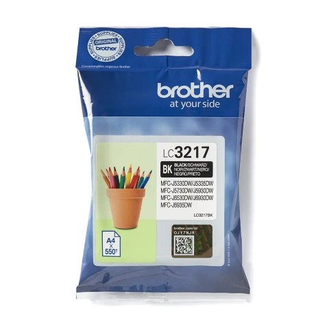 Brother Tusz LC3217BK BLACK 550 stron do MFC-J53/57/59/65/69xxDW