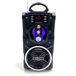 Media-Tech Głośnik PARTYBOX BT MT3150 Karaoke/Bluetooth 5.0/FM/MP3/USB/AUX/LED/USB-C/RMS 18W/PMPO 800W.