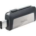 Pendrive SanDisk Ultra SDDDC2-128G-G46 (128GB; USB 3.1, USB-C; kolor czarny)