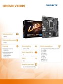 Gigabyte Płyta główna H610M H V3 DDR4 s1700 2DDR4 HDMI USB mATX