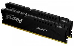 Kingston Pamięć DDR5 Fury Beast 32GB(2*16GB)/6000 CL30 XMP czarna