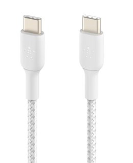 Belkin Kabel Braided USB-C USB-C 1m biały