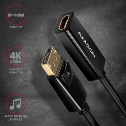 Adapter Wideo Axagon DisplayPort do HDMI 1.4 4K/30Hz 0,15 mm