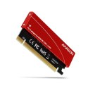 Adapter wewnętrzny Axagon PCEM2-S PCIe x16 do 1x SSD M.2 NVMe M-key slot do 80mm