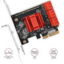 Adapter wewnętrzny Axagon PCES-SA6 PCIe do 6x SATA 6Gb/s