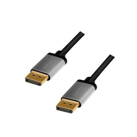 LogiLink Kabel DisplayPort 4K/60 Hz,DP/M do DP/M aluminiowy 3m