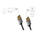 LogiLink Kabel DisplayPort 4K/60 Hz,DP/M do DP/M aluminiowy 3m