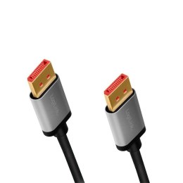 LogiLink Kabel DisplayPort 8K/60 Hz,DP/M do DP/M aluminiowy 2m