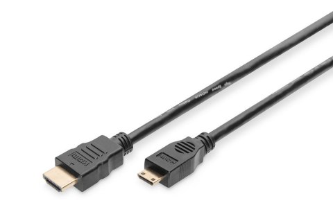 Kabel HDMI DIGITUS C (mini)/M - HDMI A/M 3m