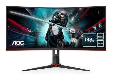 Monitor AOC 34" CU34G2X/BK HDMI DP 4xUSB 3.0