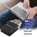 Qoltec Bezprzewodowy mini adapter Wi-Fi | BT 4.0 USB | standard N