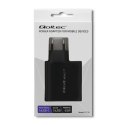 Qoltec Ładowarka sieciowa | 63W | 5-20V | 1.5-3A | USB typ C PD | USB QC 3.0 | Czarna