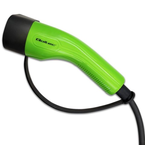 Qoltec Mobilna ładowarka do samochodu EV z regulacją 2w1 Typ2 | 3.5kW | 230V | WiFi | LCD | Przenona | Wallbox | 5m