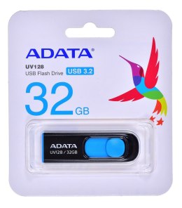 Pendrive ADATA UV128 AUV128-32G-RBE (32GB; USB 3.0; kolor czarny)