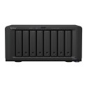 NAS Synology DS1823xs+; Tower; 8x (3.5" SATA HDD/2.5" SATA SSD); AMD Ryzen V1780B, 8 GB DDR4 ECC SODIMM (max. 32GB), 2x 1GbE RJ-