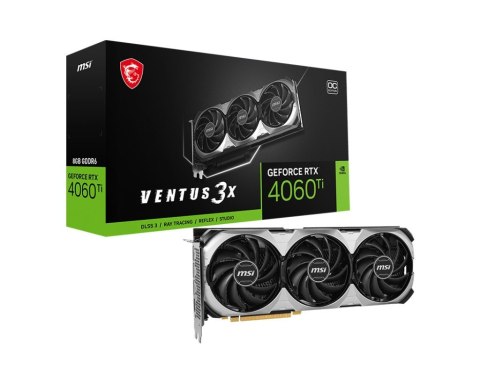 Karta graf. MSI GeForce RTX 4060 Ti VENTUS 3X E 8G