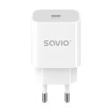 Savio Ładowarka sieciowa 20W LA-09 USB-C QC, PD 3.0