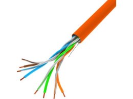 Lanberg Kabel LAN UTP 100Mb/s 305m drut cca pomarańczowy