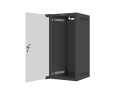 Lanberg Szafa wisząca 10 cali 12U 280x310 czarna FLAT PACK