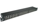 Patch Panel STP Alantec 48 portowy kat.5E 19"/1U