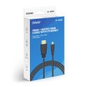 Savio Kabel HDMI (M) - micro HDMI (M) z Ethernetem, 2m, CL-40/M