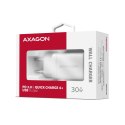 AXAGON ACU-PD30W Ładowarka sieciowa PD 30W, 1x port USB-C, PD3.0/QC3.0/AFC/FCP/Apple Biała