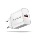 AXAGON ACU-QC18W Ładowarka sieciowa QC 18W, 1x port USB-A, QC3.0/AFC/FCP/SMART Biała