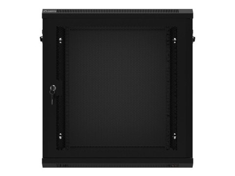 Lanberg Szafa wisząca 19 cali 12U 600x450 drzwi perforowane (flat pack) czarna