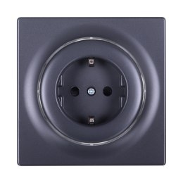 FIBARO Walli Gniazdko N Outlet type F antracyt FGWSONF-011-8