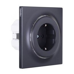 FIBARO Walli Gniazdko N Outlet type F antracyt FGWSONF-011-8