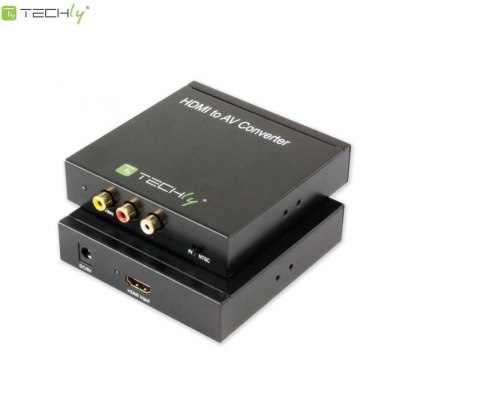 Konwerter/Adapter Techly HDMI/RCA Composite Video+Audio L/R