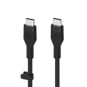 Belkin Kabel BoostCharge USB-C do USB-C 2.0 silikonowy 1m, czarny