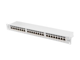 Lanberg Patchpanel 24 port 1U KAT6A EK. PPSA-1024-S Szary